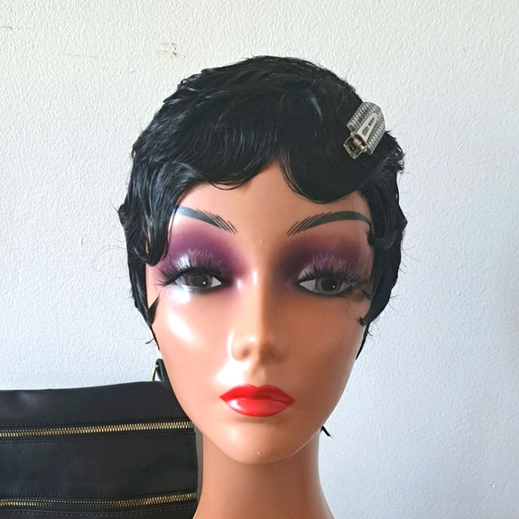 Human Hair Pixie Wig - Picture 1 of 7